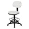 Office Star Products DC Series Sculptured Seat & Back Custom Fabric Drafting Chair, Dillon Snow DC517V-R101 - alternate 5