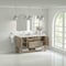 James Martin Vanities Breckenridge 60'' D Vanity, Whitewashed Oak, w/ Victorian Sil Quartz Top w/ Wireless Charger 330-V60D-WWO-FVSL - alternate 7