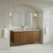 James Martin Vanities Laurent 60" Double Vanity, Honey Oak w/ 3 CM Victorian Silver Silestone Top 545-V60D-HNO-3VSL - alternate 5