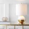 Jonathan Y Carr 23.5" Ceramic/Metal LED Table Lamp, White/Brass JYL5005A - alternate 3