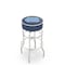 Holland Bar Stool Co 30" North Carolina Cushion Seat, 2-Ring Chrome Swivel Bar Stool L7C130NorCar - alternate 1