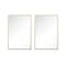 Homeroots 36" Gold Metal Framed Bathroom Vanity Mirror 719467 - alternate 4