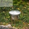 Gardenised Round Galvanized Steel 9 Gallon Durable Weather-Resistant Trash Can with Lid and Handles QI004751 - alternate 4
