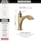 Delta Dorval Single Handle Bathroom Faucet 556-GSMPU-DST - alternate 3