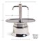 Kings County Tools Double Spout 2 Cup Coffee Maker Stainless Steel Stovetop Espresso Maker Italian Coffee Machine GW39A03-06 - alternate 7
