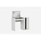 Homeroots 39" White Single Drawer Vanity Chest With Mirror 370775 - alternate 1