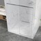 Anzzi 76in x 56-60in. Frameless Sliding Shower Door in Brushed Nickel , 3/8in 10mm Tempered Clear Glass SD-AZ21-02BN - alternate 4