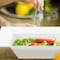 Smarty Had A Party 12 oz. White Square Plastic Soup Bowls (120 Bowls), 120PK 6911-CASE - alternate 4