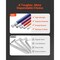 Vevor Hex Key Allen Wrench Set 22pcs SAE and Metric Long Arm Ball End Key Set, 2PK RLHK-001 - alternate 4