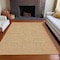 Homeroots 3' X 5' Peach And Beige Geometric Washable Indoor Outdoor Area Rug 610841 - alternate 6