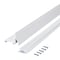 M-D Building Products 36 in. White Aluminum L-Shape Screw-on Under Door Seal 06395 - alternate 3