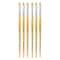 Da Vinci JUNIOR BORSTE Synthetic Student Brush, Synthetic, Tempera, Flat, Series 329, Size 6, 6PK VA-329_6 - alternate 1