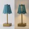 Jonathan Y Willow 11 in. Coastal Bohemian Metal and Rattan Tapered Cordless Rechargeable Integrated Dimmab, 2PK JYL5514B-SET2 - alternate 7