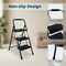 Wrightmaster 3.4 ft. Metal Lightweight Step Ladder, 8 ft. Reach with Wide Anti-Slip Pedal, 330 lb. Capacity ZoroP468422 - alternate 2
