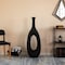 Uniquewise 44-Inch Frosted Black Fiberglass Tall Floor Vase - Decorative Vase for Modern Home Decor QI004676.L - alternate 8