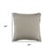 Homeroots Set of Two Light Gray Cotton Throw Pillow, 2PK 554559 - alternate 3