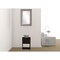 Homeroots 18" Silver And Black Laminate Accent Cabinet With One Shelf 478422 - alternate 3