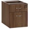 Lorell Pedestal Desk Hanging Pedestal, 15.5" D X 18.9" H, 15.5" W X PVC (Edge), Steel (Slide), Walnut LLR69987 - alternate 1