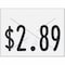 Consolidated Stamp Pricing Labels, White, 1/2" W, PK3 COS090944 - alternate 2