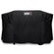 Weber Premium Griddle Cover, 77 in W, 26.4 in D, 39-1/2 in H, Polyester, Black 3400120 - alternate 2