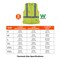 Ergodyne M Lime Class 2 Womens Hi-Vis Breakaway Vest - HL 8215BAW-S - alternate 5