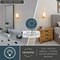 Vaxcel Park Ridge 1-Light Vanity Light Sconce, Champagne Gold, Frosted White Glass, 4.75-In. Wide W0570 - alternate 4
