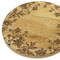 Homeroots Set of Two 12" Brown Solid Wood Floral Round Serving Trays 634502 - alternate 5