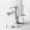 Vigo Jewel Single Handle Single-Hole Bathroom Faucet in Chrome VG01055CH - alternate 3