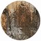 Homeroots 8' Brown And Copper Round Abstract Washable Indoor Outdoor Area Rug 577237 - alternate 4
