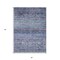 Homeroots 5' X 8' Blue Aqua And Charcoal Floral Washable Indoor Outdoor Area Rug 606183 - alternate 6