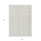 Homeroots 10' X 14' Ivory And Beige Geometric Washable Indoor Outdoor Area Rug 596116 - alternate 5