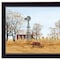 Homeroots Autumn on the Farm Black Framed Print Wall Art 407536 - alternate 3