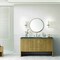 James Martin Vanities Hudson 60 in Single Vanity, Light Natural Oak w/3 CM Parisien Bleu Top w/FreePower Wireless Charger 435-V60S-LNO-FPBL - alternate 3