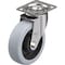 Blickle Swvl Plt Cstr, Solid Rbbr, 6-5/16", 660 lb. LEX-POEV 160XKA-14-SG - alternate 1