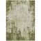 Homeroots 9' X 12' Olive Green And Ivory Abstract Washable Indoor Outdoor Area Rug 612338 - alternate 4