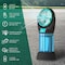 Alphacool High-Velocity Portable Misting Fan - Teal Blue 810058858979 - alternate 3