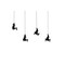 Homeroots Set of Four Black Resin Climbing Man Hanging Dimensional Sculpture, 4PK 358145 - alternate 1
