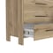 Homeroots 59" Natural Six Drawer Double Dresser 544017 - alternate 6