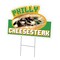 Signmission Philly Cheesesteak Yard & Stake outdoor plastic coroplast window, C-DC-1824-DS-Philly Cheesesteak C-DC-1824-DS-Philly Cheesesteak - alternate 1