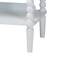 Baxton Studio Lucera Bobbin Display Shelf, White 271-14761-ZORO - alternate 4