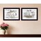 Homeroots Set Of Two Stays at Grandmas Black Framed Print Wall Art, 2PK 407072 - alternate 2