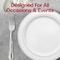 Smarty Had A Party Silver Baroque Disposable Plastic Dinner Forks, 240PK 8310-SV-CASE - alternate 4