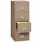 Fireking 4 Drawer, 1 Hr Fire & impact rated, 25" depth Legal Taupe 4-2125-CTA - alternate 3