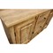 Homeroots 60in Natural Distressed Solid Wood Three Drawer Sideboard With Two Doors 606318 - alternate 7
