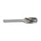 Drill America 3/8"x3/4" Cyl Radius End Carbide Burr 1/4" Shank - Aluminum DULSC3NF - alternate 5
