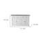 Homeroots Modern Farm Brown And White Two Door Buffet Server 388250 - alternate 4
