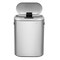 Happimess Robo Kitchen 13.2-Gallon Slim Oval Motion Sensor Touchless Trash Can w/ Touch Mode, Platinum Silver HPM1016A - alternate 4