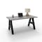 We'Re It A-Frame Writing Desk W/ Modesty Panel, 30 in D X 30 in H, 60 in W X Laminate AF6030-MOD-8827 - alternate 3