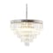Jonathan Y Wyatt 20" 4-Light Crystal LED Chandelier, Polished Nickel/ Clear JYL9007A - alternate 1