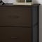 Flash Furniture Harris 4 Drawer Storage Dresser with Black Cast Iron Frame, Brown Wood Top and Brown Easy Pull Engi WX-5L203-MDF-BK-BR-GG - alternate 7